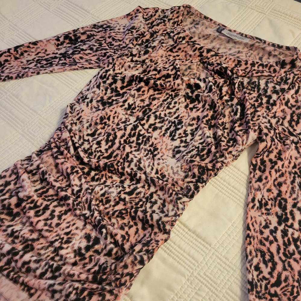 Jennifer Lopez Leopard Top